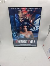 resident evil 3 retro poster