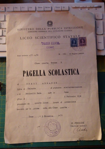 Pagella scolastica liceo - pagella,
