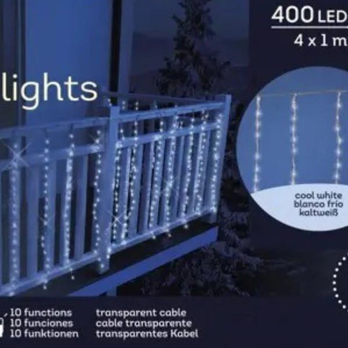Tenda luci natale 420 led - tenda,
