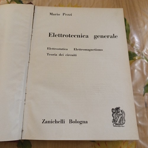 Elettrotecnica generale m - -,