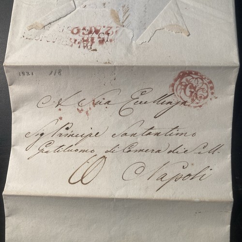 Lettera prefilatelica - lettera,