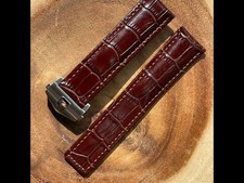 Cinturino in pelle marrone 20