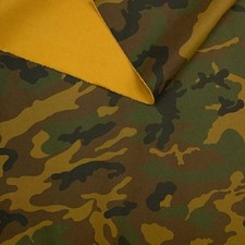 Tessuto Cotone Mimetico Canvas