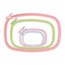 4 pezzi Ricamo Cerchio