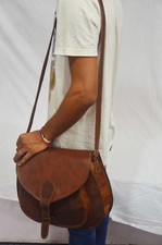 Borsa A Tracolla In Vera Pelle