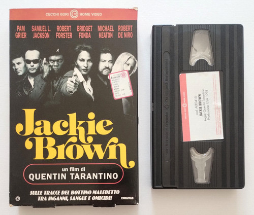 Vhs jackie brown thriller - vhs,