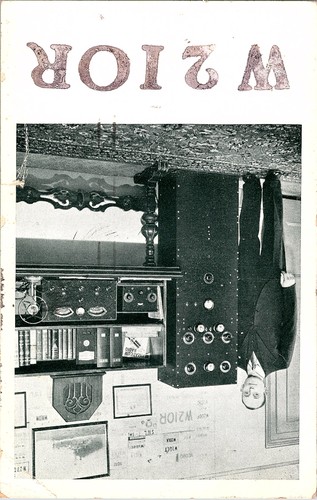 Cartolina qsl vintage w2ior - qsl,