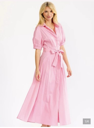 Abito classico rosa caramella