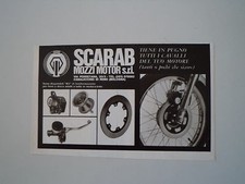 advertising Pubblicità 1975 SCARAB MOZZI MOTOR - CASALECCHIO DI RENO
