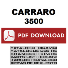 CARRARO 3500 Catalogo ricambi