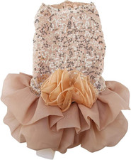 Abito Da Sposa per Cani, Abito Da Sposa Da Cucciolo Con Paillettes Dolce Abito D