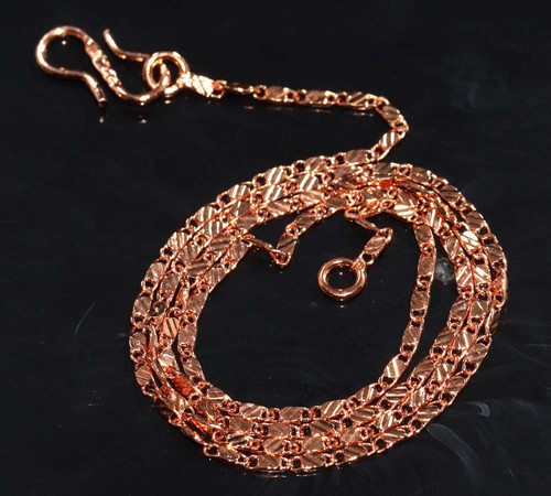 Collana catena oro rosa