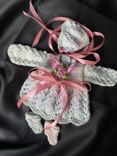 Completo per bambole maglia - in,