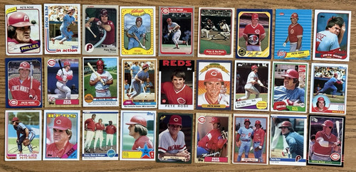 Lotto carte pete rose 1974 - lotto,
