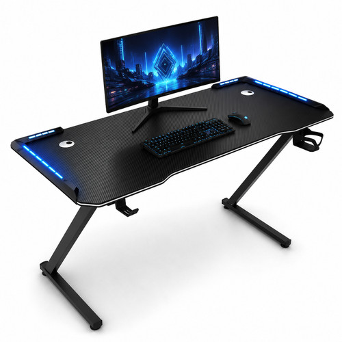 Scrivania gaming 120x60 - 120x60, led
