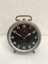 OROLOGIO ANTICO DA TAVOLO SVEGLIA  ANTICA INDEX A CORDA ALARM