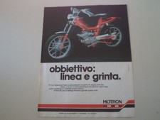 advertising Pubblicità 1978 MOTRON SV3 SV 3 50