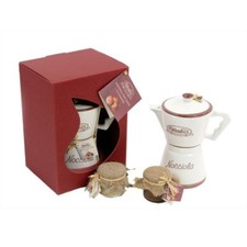 Moka in ceramica con 2 vasi