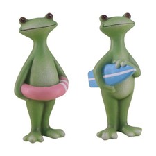 Statua in miniatura di rana in