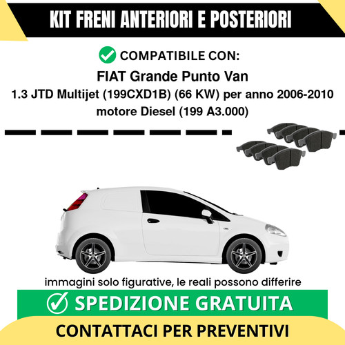 Pastiglie freno ant post - pastiglie,