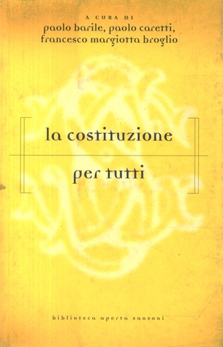 Costituzione per tutti - la,