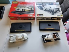 2 Bburago Diecast metal kit: Mercedes-Bens SSK (5509) + 300SL (5532) con scatole