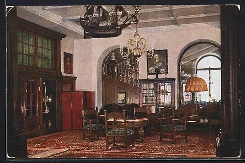 Cartolina augusta hotel - cartolina, drei