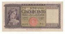 500 LIRE ITALIA ORNATA DI