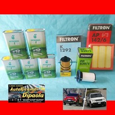 KIT TAGLIANDO FIAT 500X JEEP RENEGADE 1.6 2.0 CRD MULTIJET SELENIA 0W30 + FILTRI