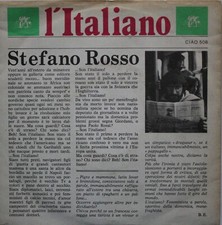 Stefano rosso italiano - rosso, l'italiano