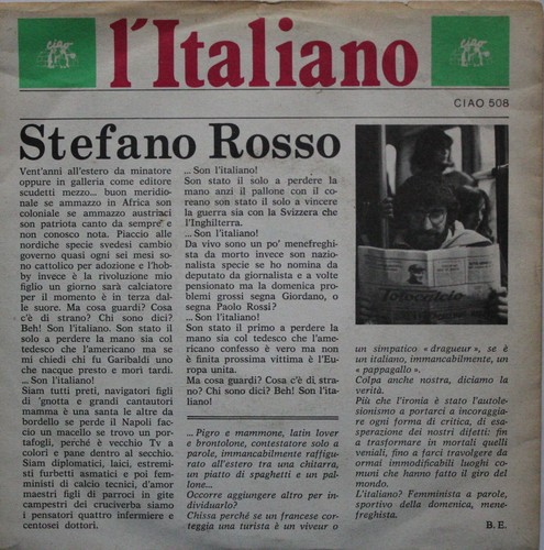 Stefano rosso italiano - rosso,