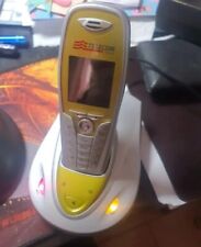 Telefono Cordless Telecom Aladino 2, Vivavoce, Rubrica, Sveglia, Giallo