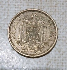 1 PESETAS  Spagna 1966 Rara