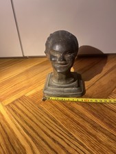 Bronzo Futurista Scultura Attribuito A Fonderie Ghisa Fiat Restaurato. Difetto.