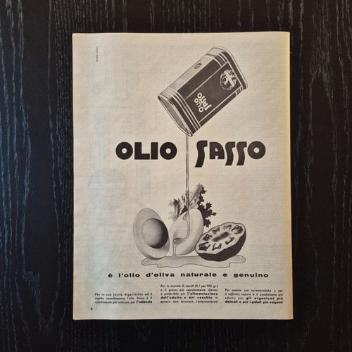 1957 olio sasso original - olio,