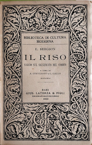 Bergson enrico il - bergson,enrico.,