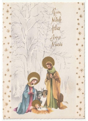 1977 sacra famiglia bue asino