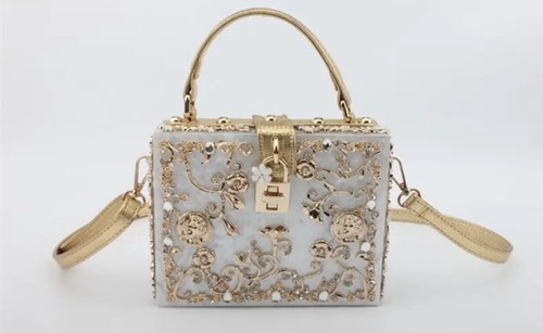 Borsa sera cristallo di - borsa,