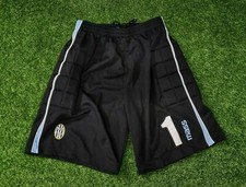 PANTALONCINO CALCIO PORTIERE SIENA MATCH WORN FOOTBALL SHORTS ITALY SOCCER P56
