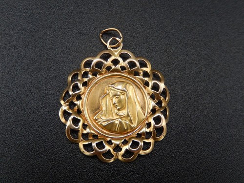 Medaglia ciondolo oro giallo - medaglia,