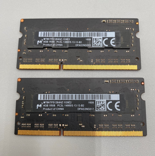 Lotto micron ddr3 4 - 2,