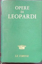 OPERE DI LEOPARDI LEOPARDI