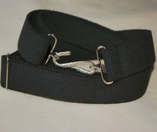 Cintura snake elasticizzata nera 30 mm adulto ragazzo uomo ragazza xl xxl xxxl 60 pollici b3b