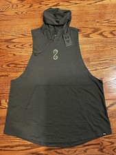 Felpa con cappuccio smanicata