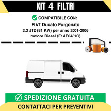 Kit 4 Filtri Tagliando per