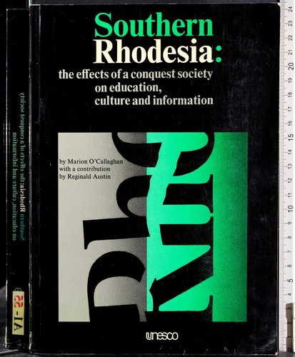 Southern rhodesia callahan - southern, o'callahan