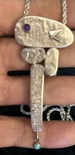 Collana fatta a mano argento
