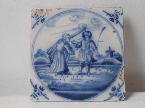 Antico blu olandese delft - blu,