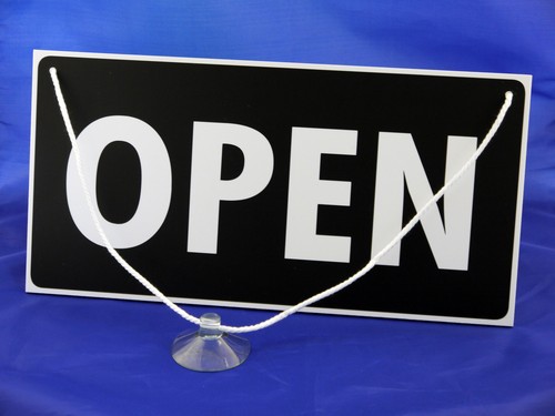 Open closed sign - sign,