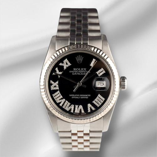 Rolex 36mm datejust acciaio - rolex,